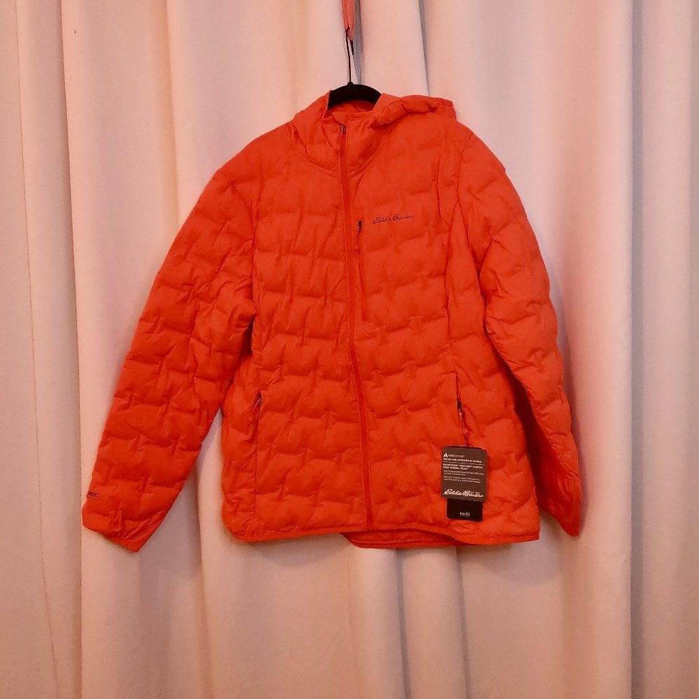 NWT Eddie Bauer First Ascent MicroTherm® FreeFuse™ Stretch Down Hooded Jacket XL